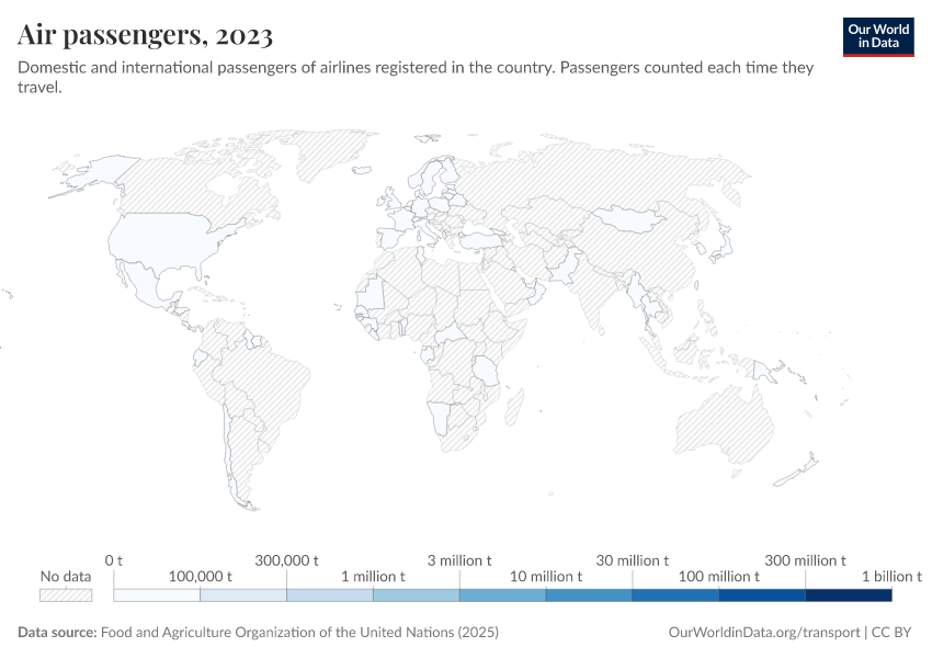 A thumbnail of the "Air passengers" chart