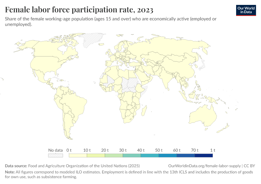 A thumbnail of the "Female labor force participation rate" chart