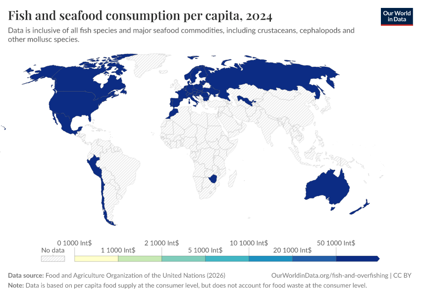 A thumbnail of the "Fish and seafood consumption per capita" chart