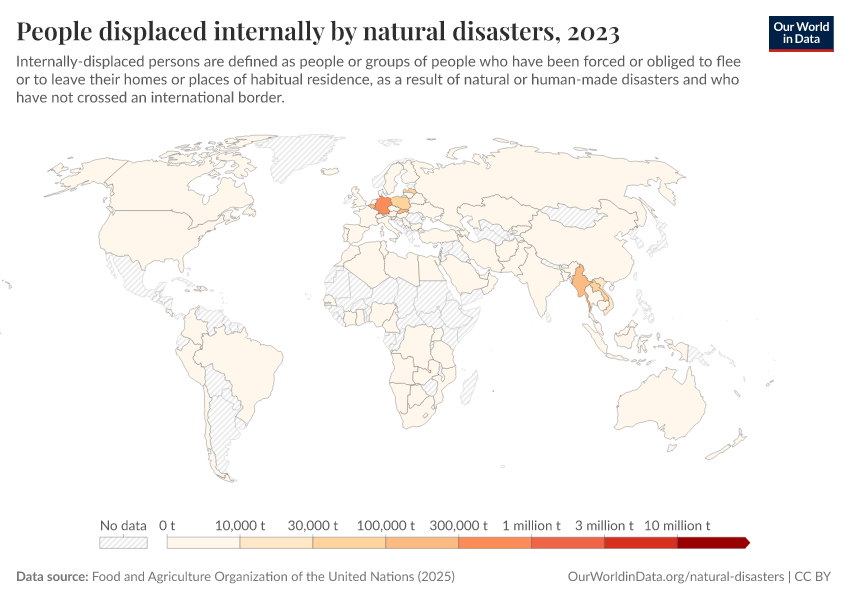 A thumbnail of the "People displaced internally by natural disasters" chart