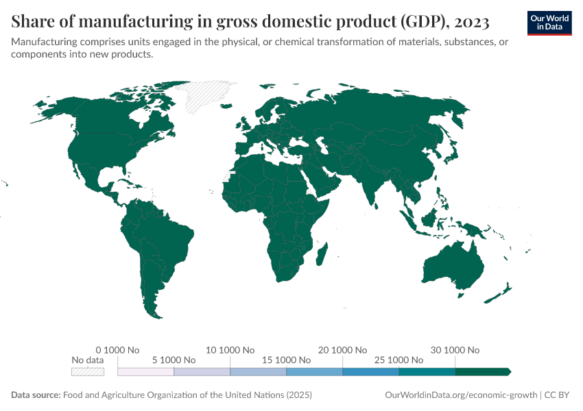 A thumbnail of the "Share of manufacturing in gross domestic product (GDP)" chart