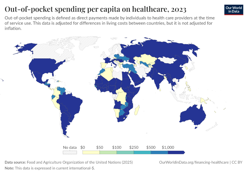 A thumbnail of the "Out-of-pocket spending per capita on healthcare" chart