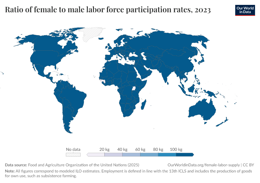 A thumbnail of the "Ratio of female to male labor force participation rates" chart