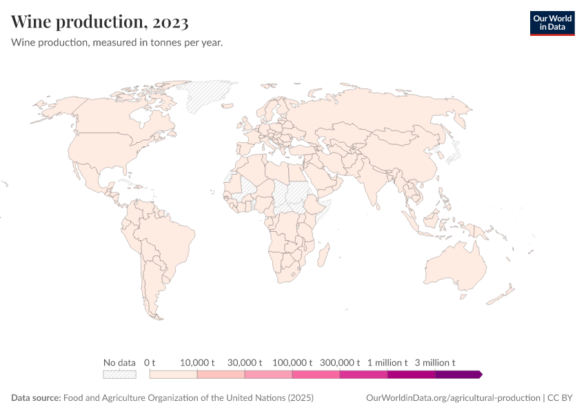 A thumbnail of the "Wine production" chart